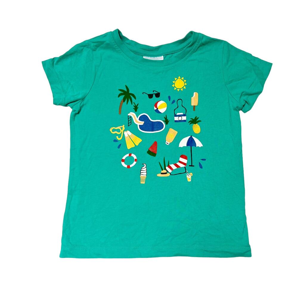 Hanna Andersson Sueded Jersey Art Tee Size 5